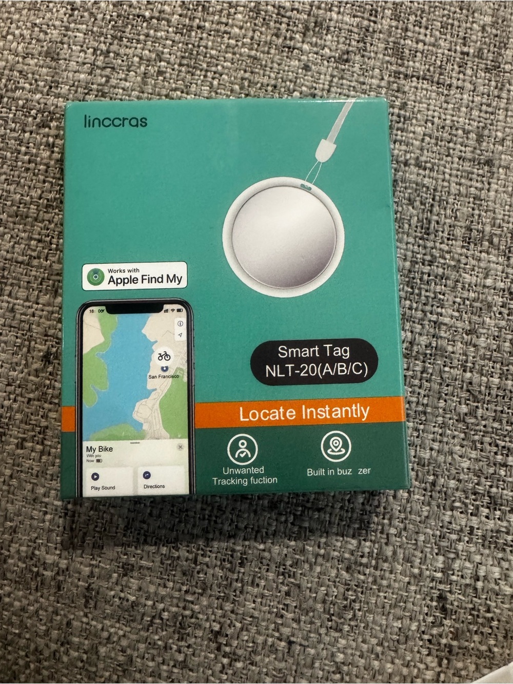 Linccras Smart Tag NLT-20 - Teal Box